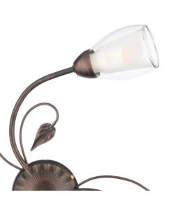 PLAFONIERA 3 LUCI ONLI "LILIANA" BRONZO E14